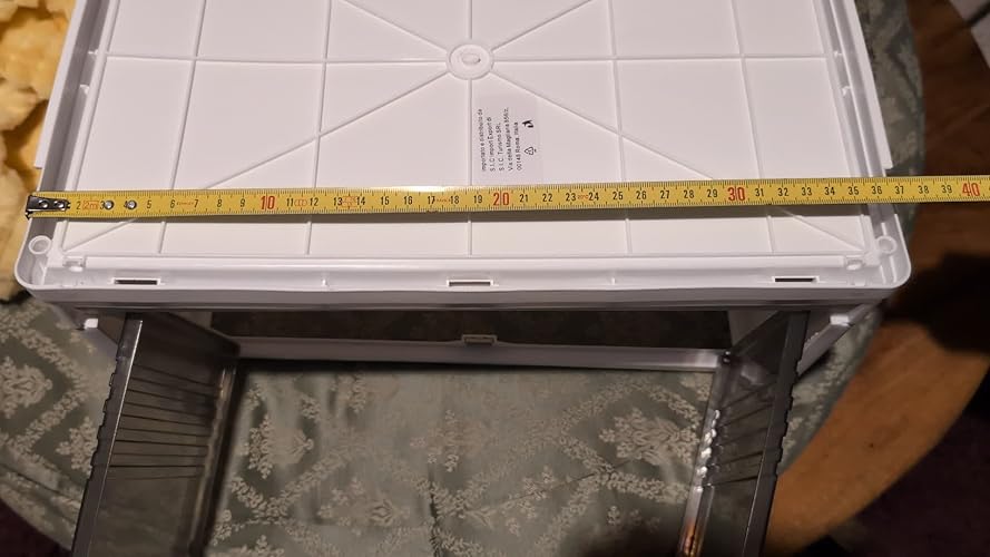 2 Contenitori ATMercato Con Coperchio - Pieghevoli, Con Rotelle, 39x24,5x44 Cm, Per Giochi O Bagno