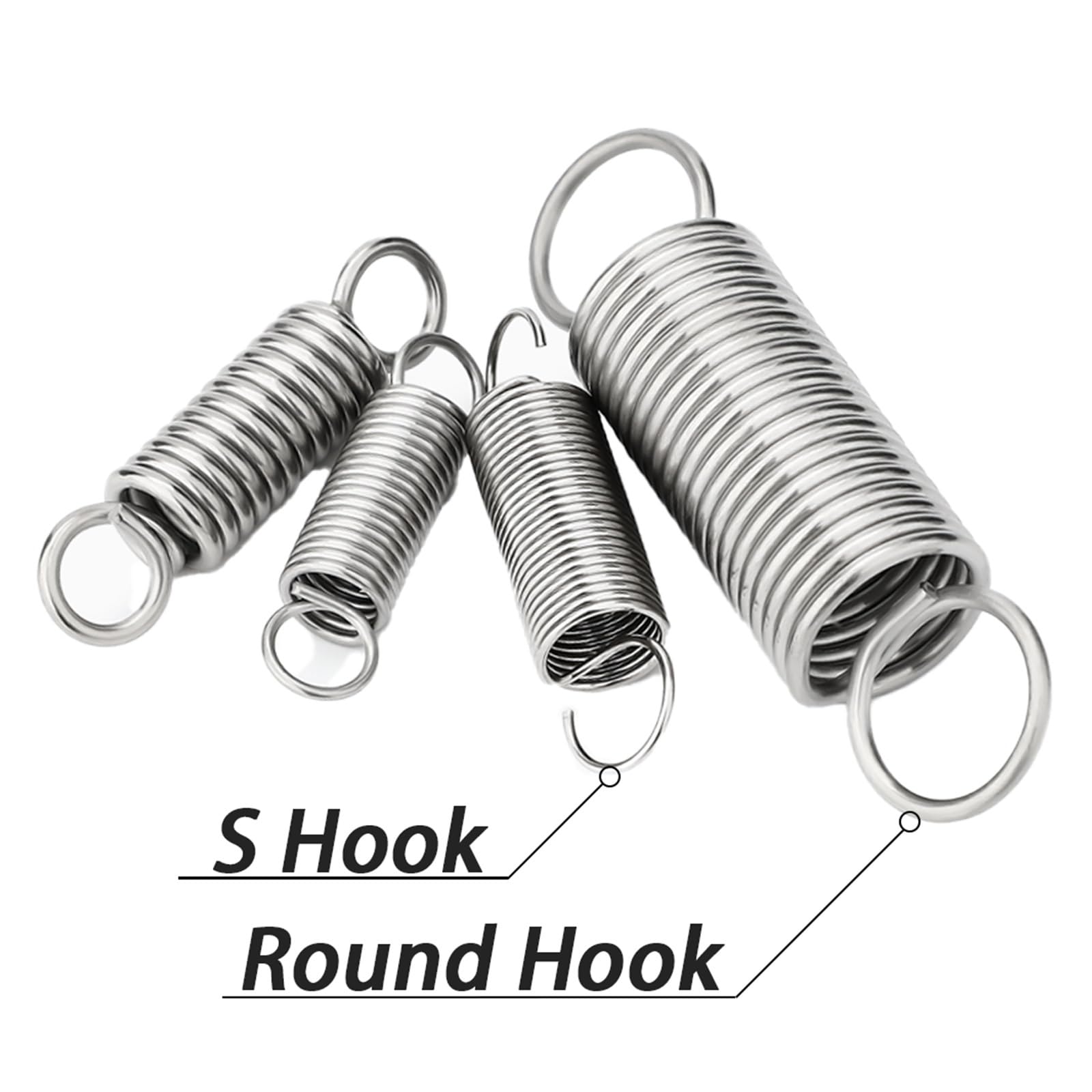2 Stück Doppelhaken Spannfedern, Federstahl 3 x 20 x 150 mm, Drahtdurchmesser 3 mm, OD 20 mm, Freie Länge 150 mm 2 Stück Doppelhaken Spannfedern, Federstahl 3 x 20 x 150 mm, Drahtdurchmesser 3 mm, OD 20 mm, Freie Länge 150 mm