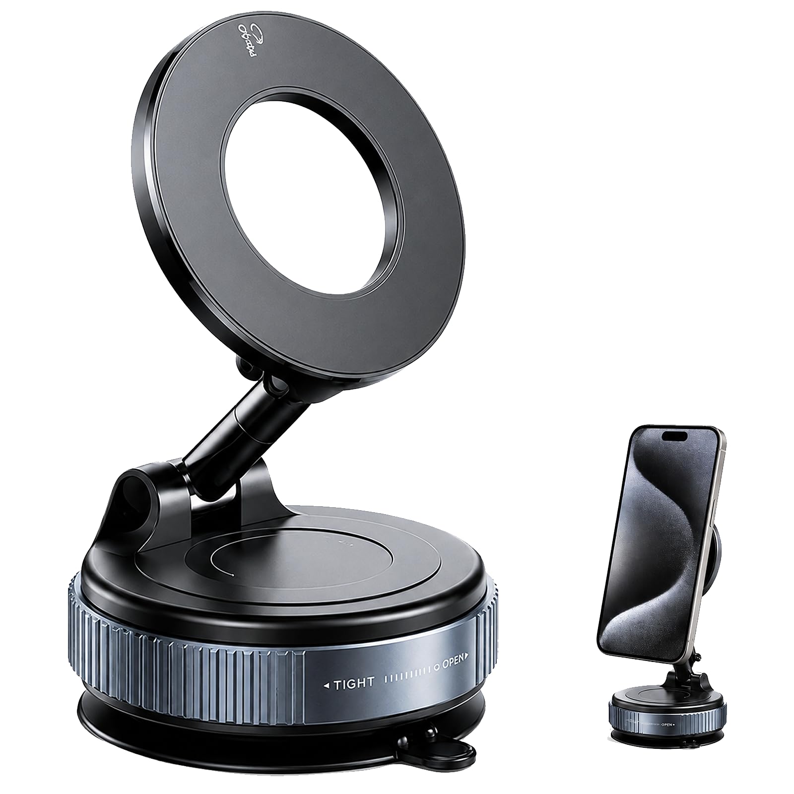 Magnetic Car Phone Mount for Magsafe 88LBS Ultra Suction Cell Phone Holder for Car Dashboard 360° Adjustable Vacuum Car Phone Holders for Your Car Compatible with iPhone 17-12 Pro Max-image-49