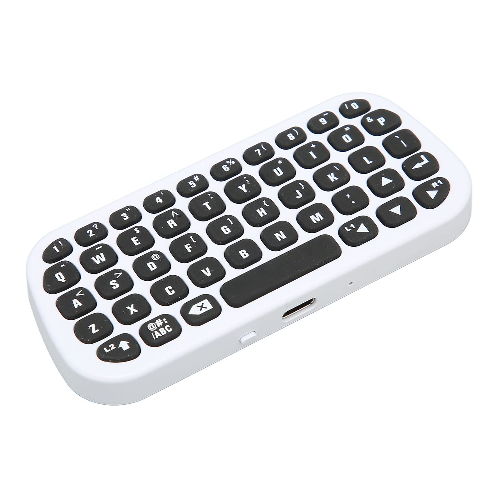 Tastiera Controller per PS5, Accessori Controller Mini Tastiera Bluetooth Wireless, Tastiera Controller Chat con Supporto Clip per Controller PS5