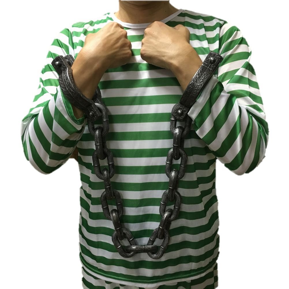 囚人服 緑 10着 ハロウィン グリーン 囚人 帽子 囚人シール付 囚人服 緑 10着 ハロウィン グリーン 囚人 帽子 囚人シール付