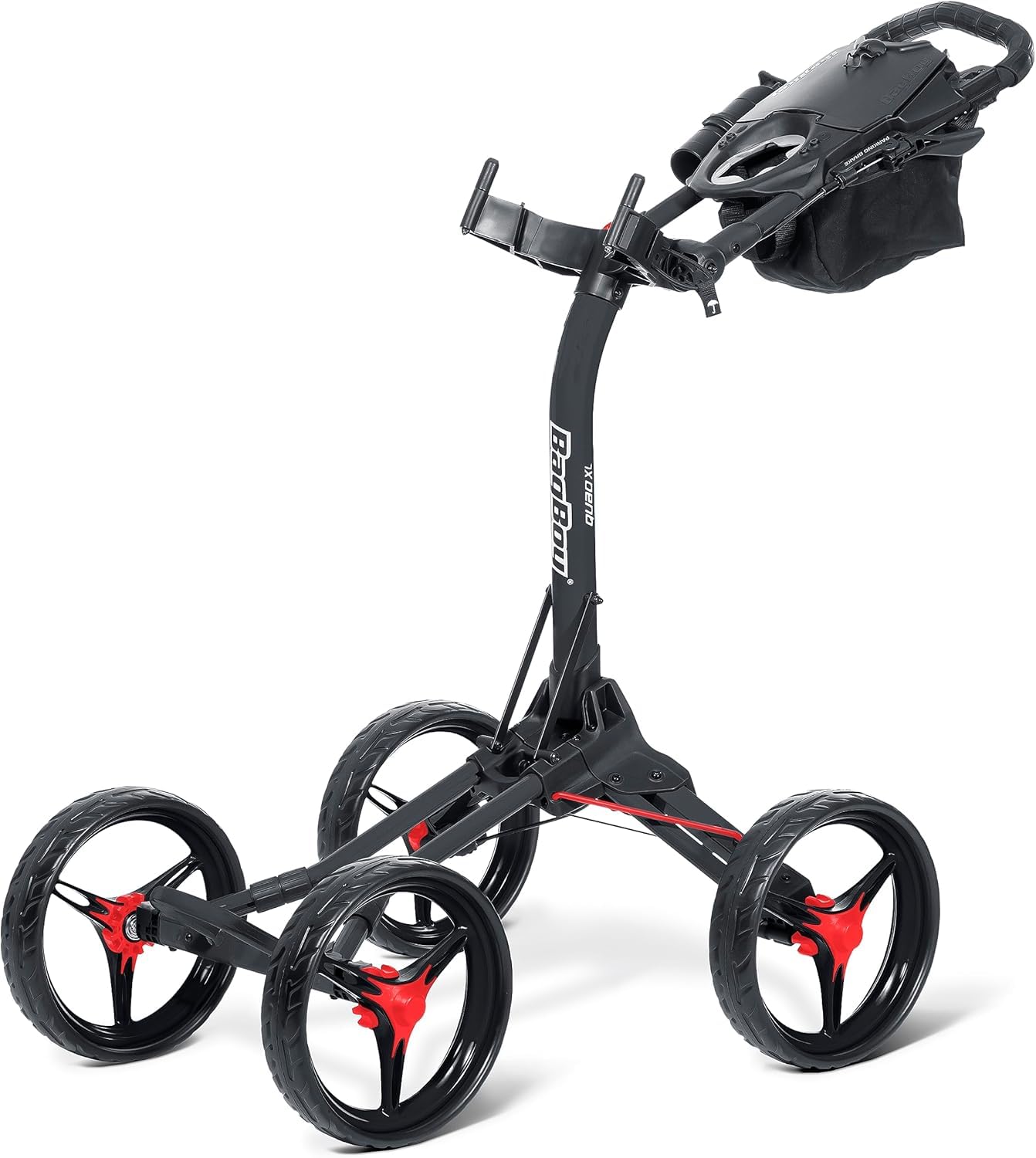 【美品】BAG BOY ゴルフカート QUAD XL Amazon.com: Bag Boy Disc Golf Quad Cart, XL, Matte Black/Red
