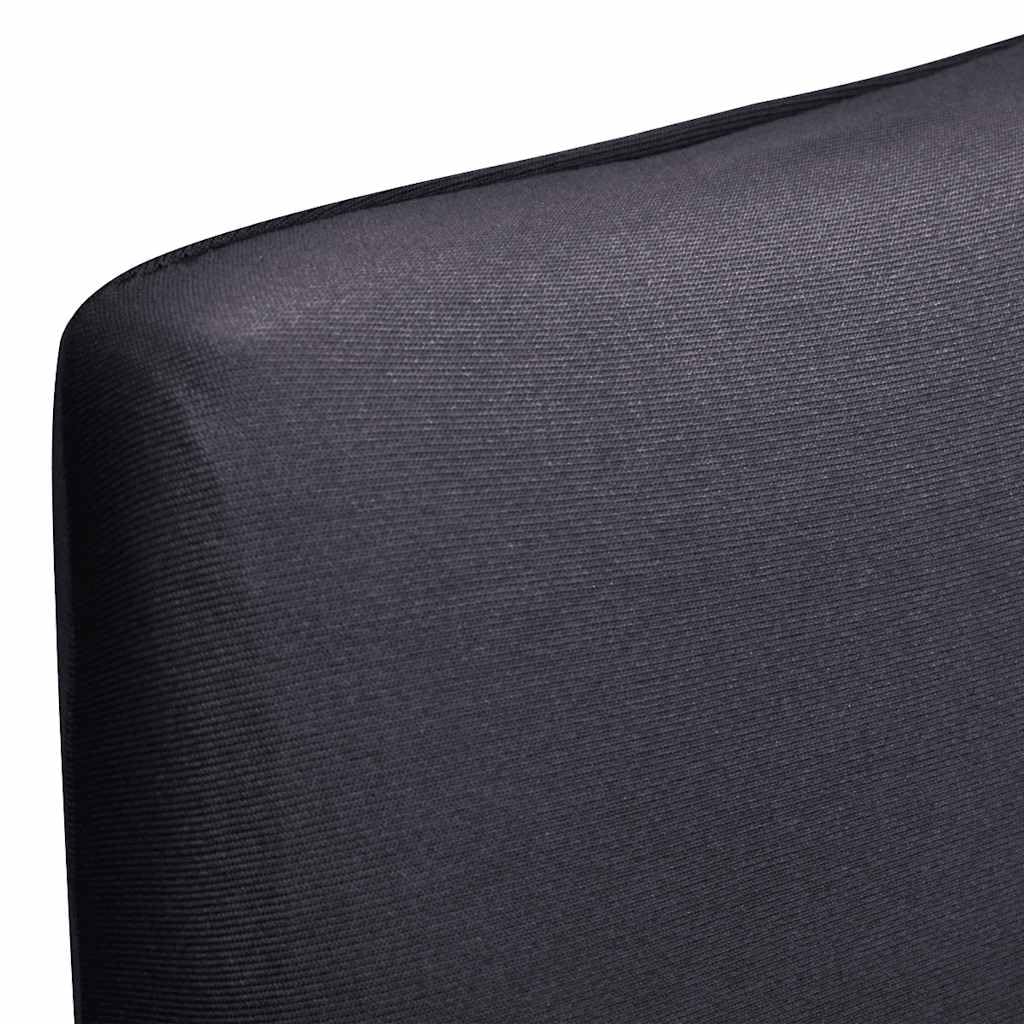 Juego de 6 fundas elásticas de poliéster para sillas de hasta 55 cm de altura, lavables, antideslizantes, ideales para comedores, jardines, bodas, celebraciones, eventos, 6 unidades