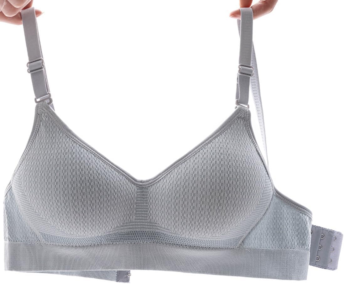 Teen Girls Training Bra Cotton Wire Free Adjustable Straps Breathable Bras 6 Pack - Image 2