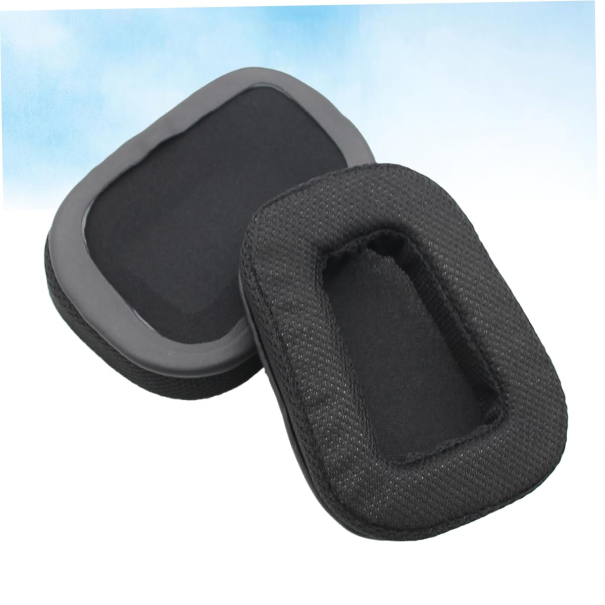 Hemobllo 3pezzi Cuscinetti Sostitutivi Per Cuffie Nero Superficie Da Comfort Ottimale e Facile Installazione
