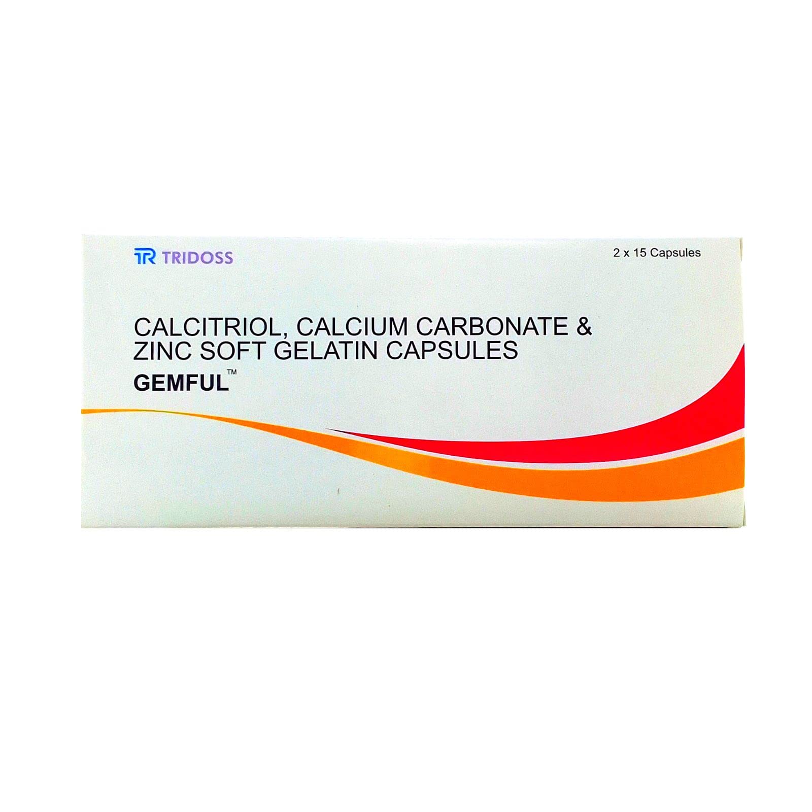 Gemful Capsule for Calcitriol, Calcium and Zinc