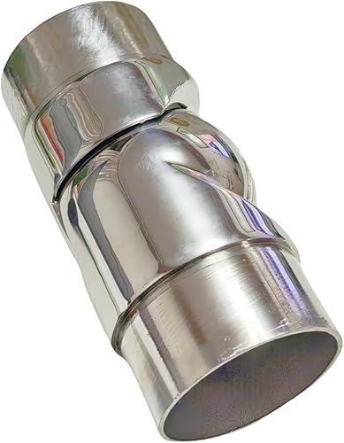 Miniatura 7 de Accesorios de conexión de pasamanos de acero inoxidable, codos ajustables de 90-210 grados, adecuado para tubos redondos de 2 pulgadas, conectores