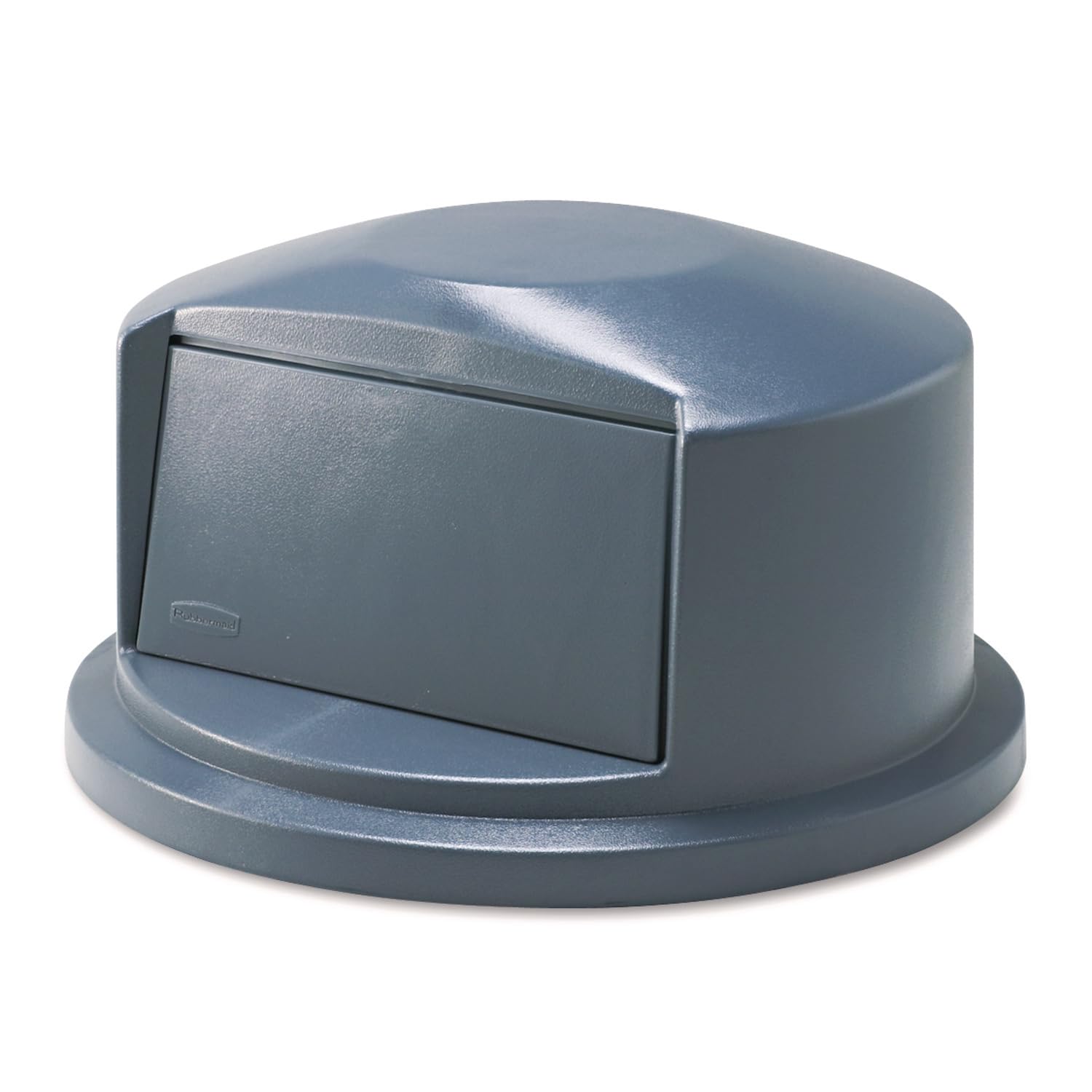 Rubbermaid Commercial Products Heavy-Duty BRUTE Dome Swing Top Door Lid Plastic Gray Compatible with the 32-Gallon Waste/Utility Containers
