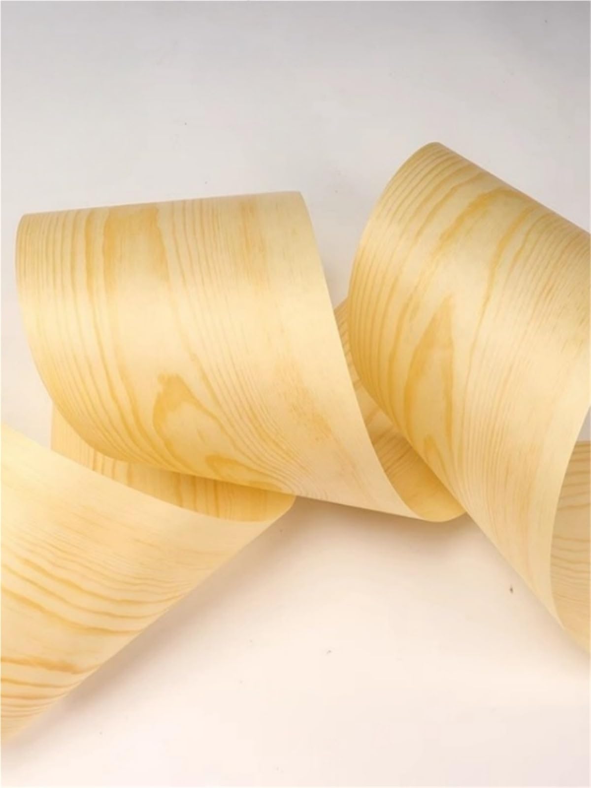 Wood Vinyl wrap L:2.5Meters Width:15cm T:0.25mm Pine Veneer Furniture Speaker Refurbishment Solid Wood Color for Furniture cabinets Doors DIY Woodworking