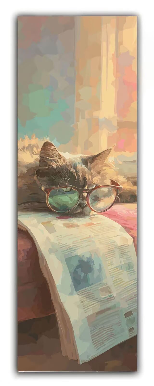 Diamond Painting Erwachsene Katze, Diamond Painting Nachmittag DIY Runder Full Drill Diamanten, Mosaik Bastelset Kinder Strasssteine Sticken für Anfänger Set für Home Decoration, Große 240x80cm F1-994