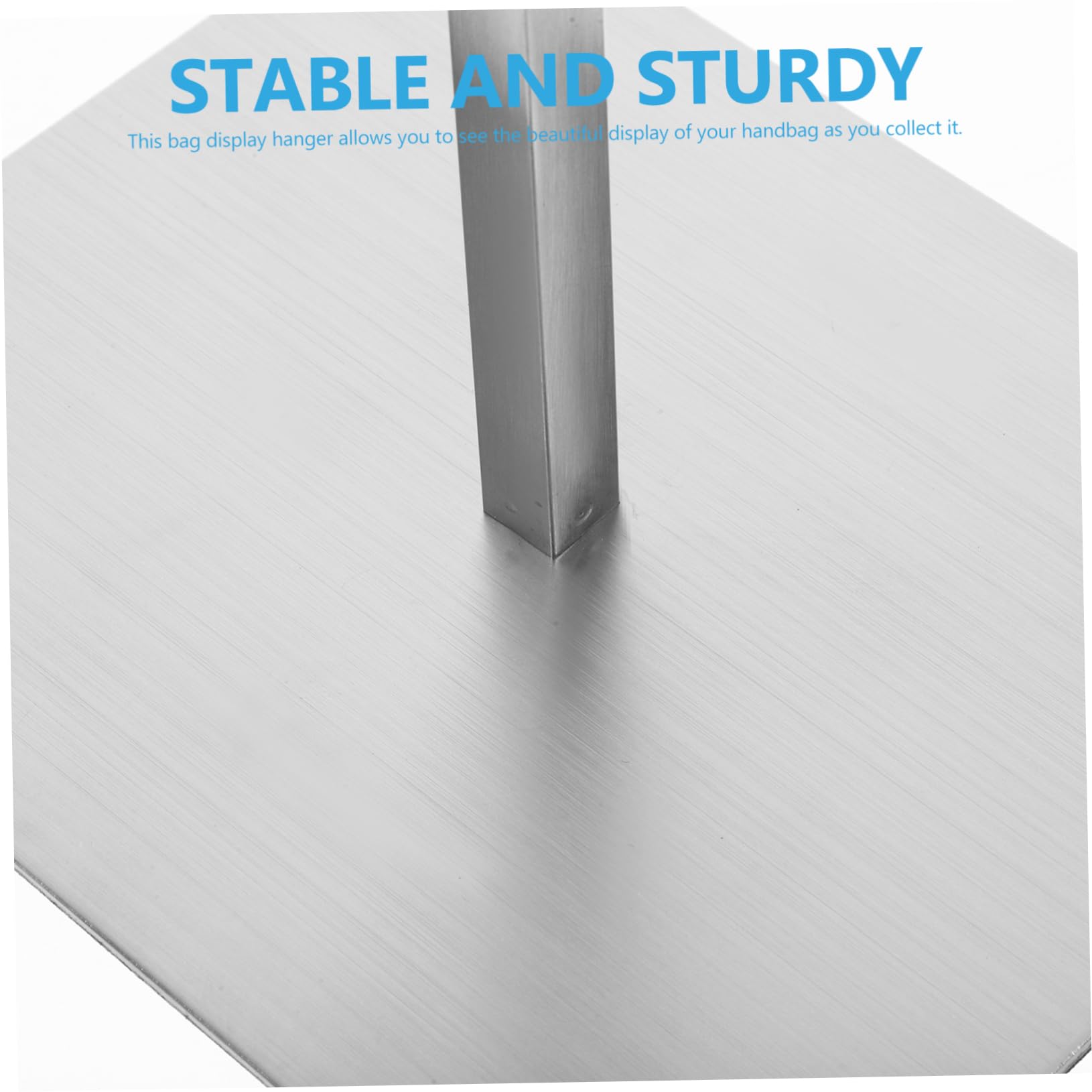 STOBAZA Adjustable Purse Organizer Stand Metal Bag Display Rack Handbag Hanger Crossbody Bag Hanging Storage Hanger