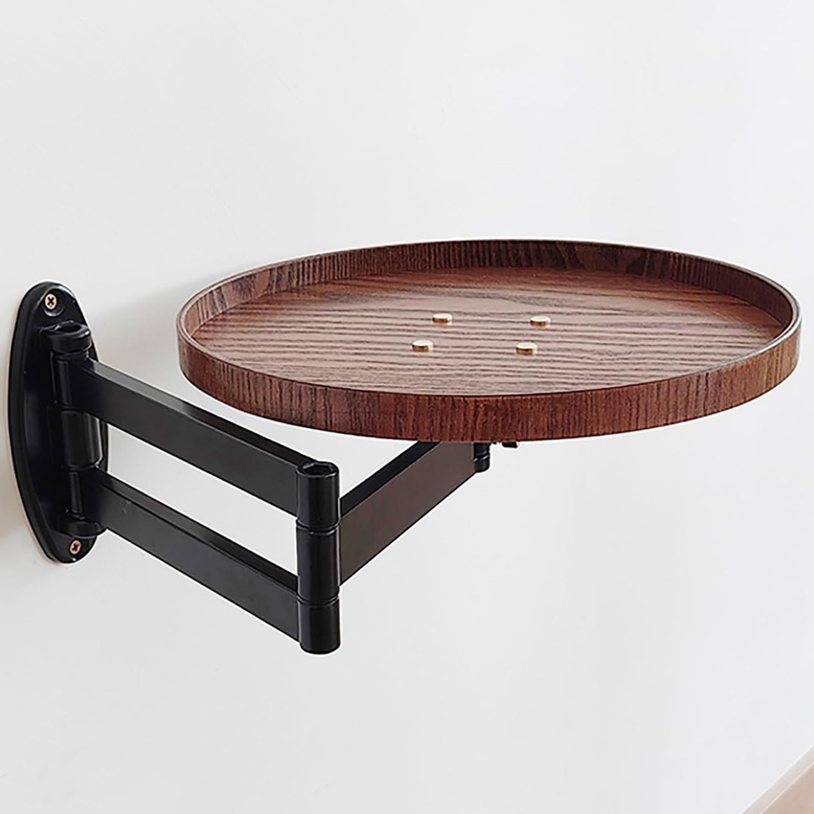 Amazon.com: Wall Mounted Folding Table Small Round Wall Desk Fold