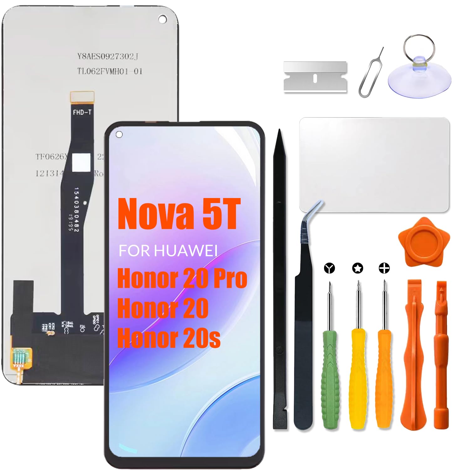 Amazon.com: Replacement for Huawei Nova 5T | Honor 20 | Honor 20s