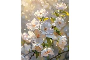 Paint by Numbers Cherry Blossom Canvas Painting Kit