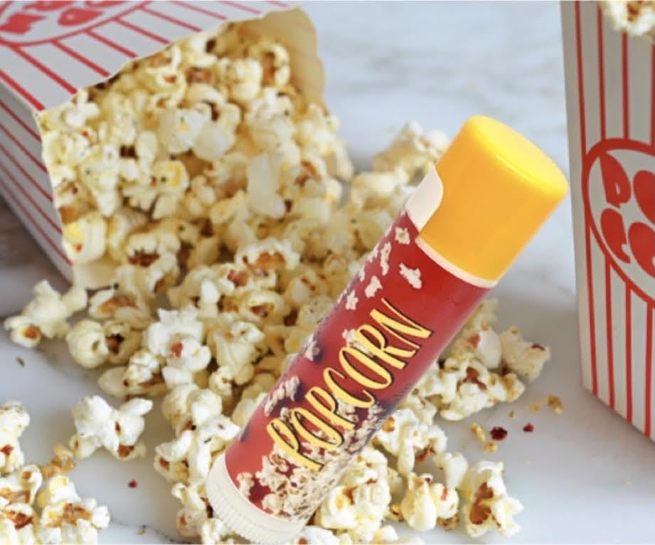 Lickerlips Pizza, Popcorn and Root Beer Lip Balm Variety Pack - Moisturizing Nut Free Lip Care for Dry Lips - 3 tubes .15 ounce each image 5