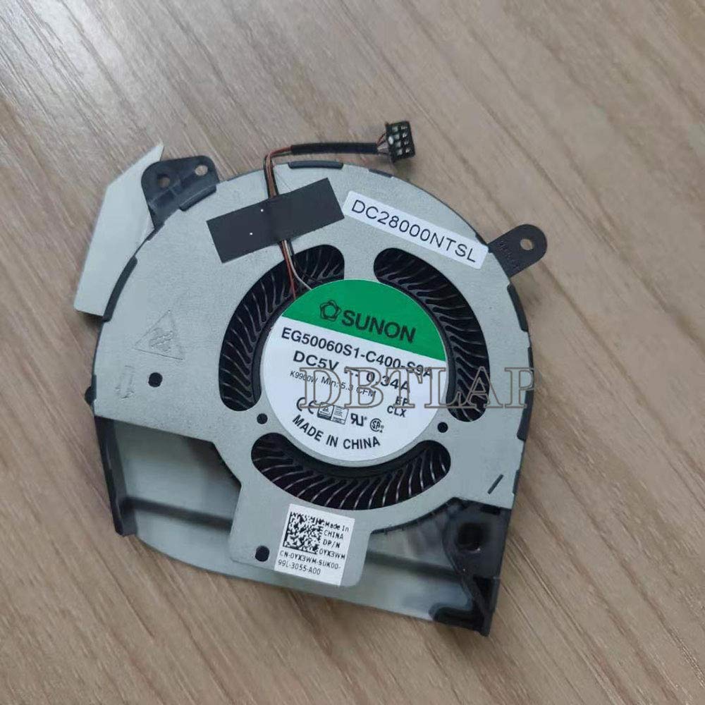 CPU wentylator kompatybilny z DELL YX3WM Latitude 5401 Notebook EG50060S1-C400-S9A DC5V 0.34A wentylator