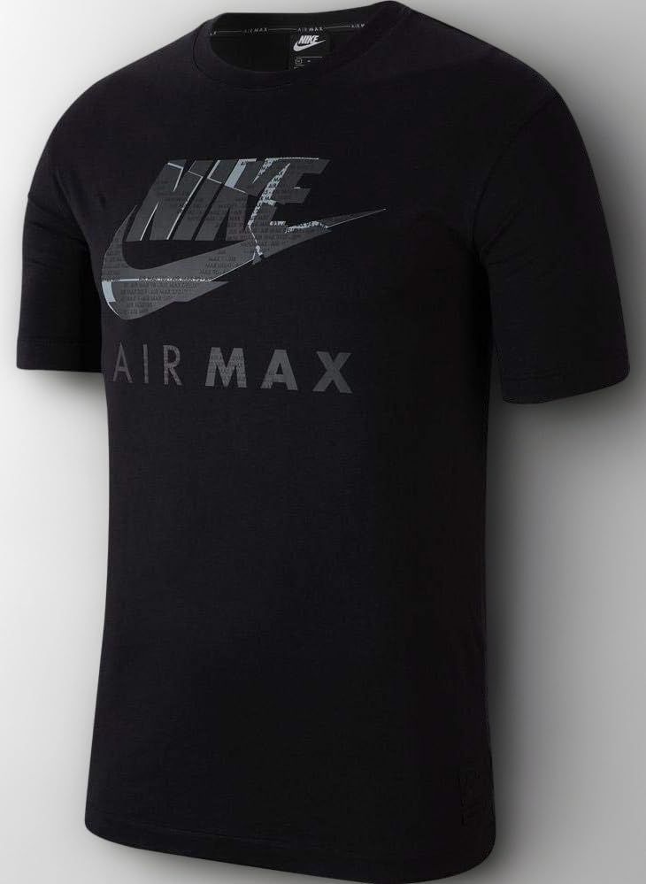 Men's NSW Air Max T-Shirt, Regular Fit, 100% Cotton, Pull On, Crew Neck, Short Sleeve, Multiple Colors, US Size