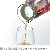 Vista 2 de HARIO WPC-90-W Jarra de agua, 30.4 fl oz (30.4 fl oz), color blanco