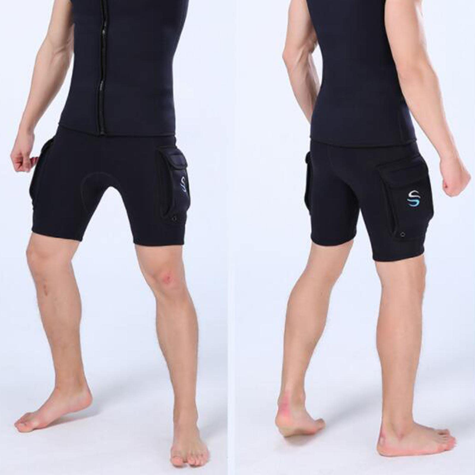 CLUB BOLLYWOOD® Wetsuit Shorts Swimming Pants Women Men 3mm Neoprene Diving Wet Suit Trunks M | Sporting Goods | Water Sports Wetsuits | Men-image-31