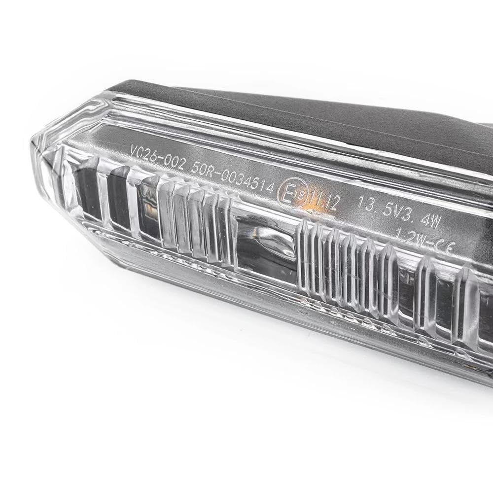 Para Kawasaki Z900 Z1000 Z800 Z750 Z650 Z300 Z400 Z125 Z900RS Motocicleta Luz LED Intermitente Intermitentes Moto(Clear 2pcs)
