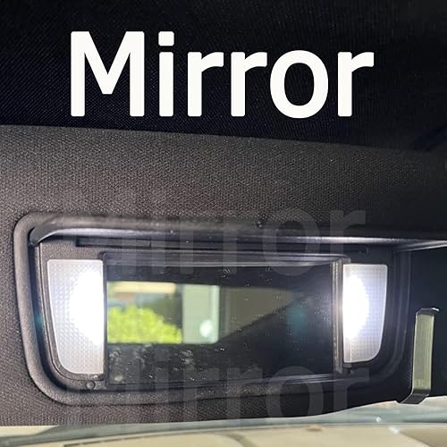 Miniatura 6 de Paquete de 8 luces LED interiores de repuesto para Ford Mustang 6000K de 6000 K, color blanco súper brillante, paquete de bombillas LED de cúpula de