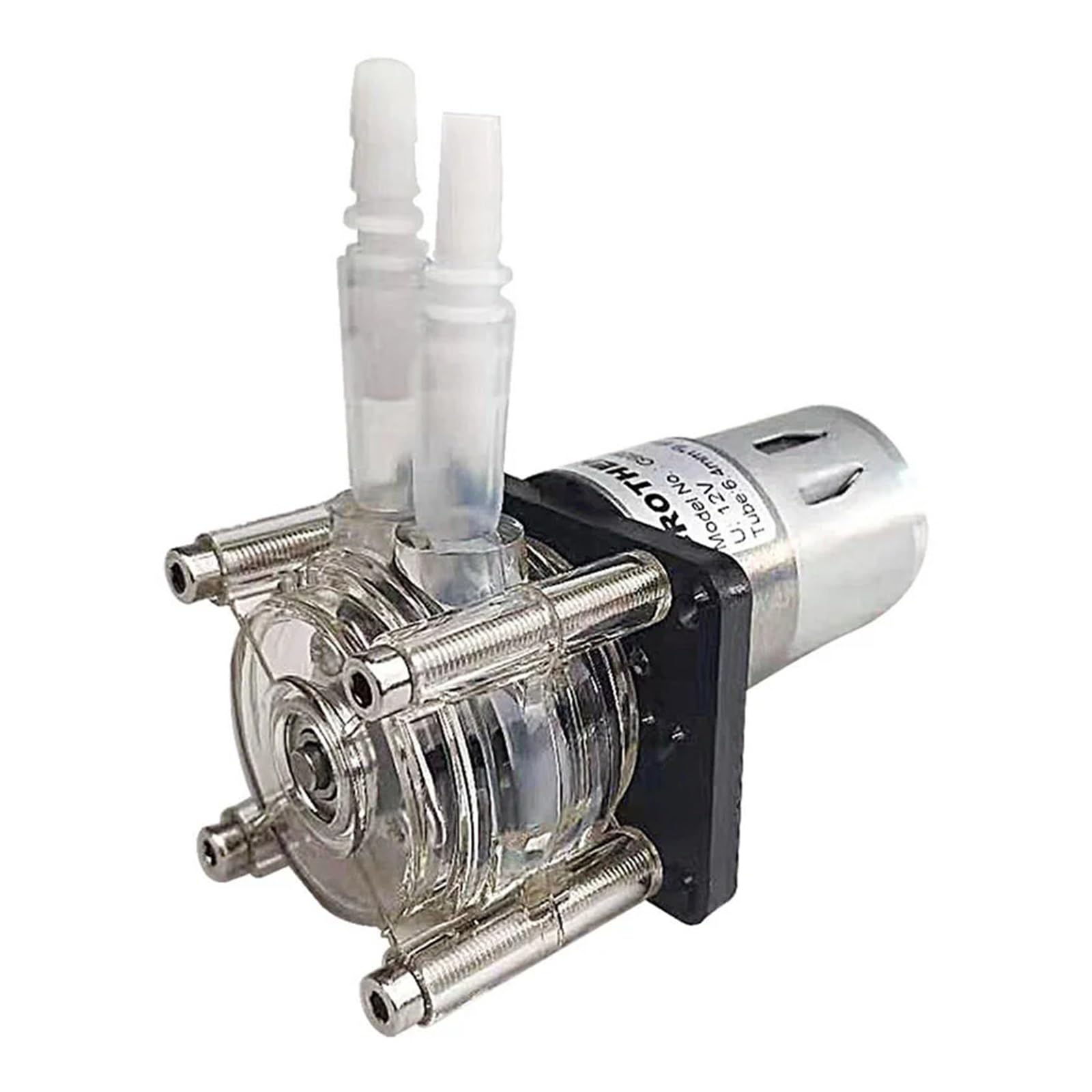 Peristaltic Pump, Peristaltic Pump Dosing for Aquarium Lab Analytical Water 0 to 500ml/min(L Bracket,OneColor)