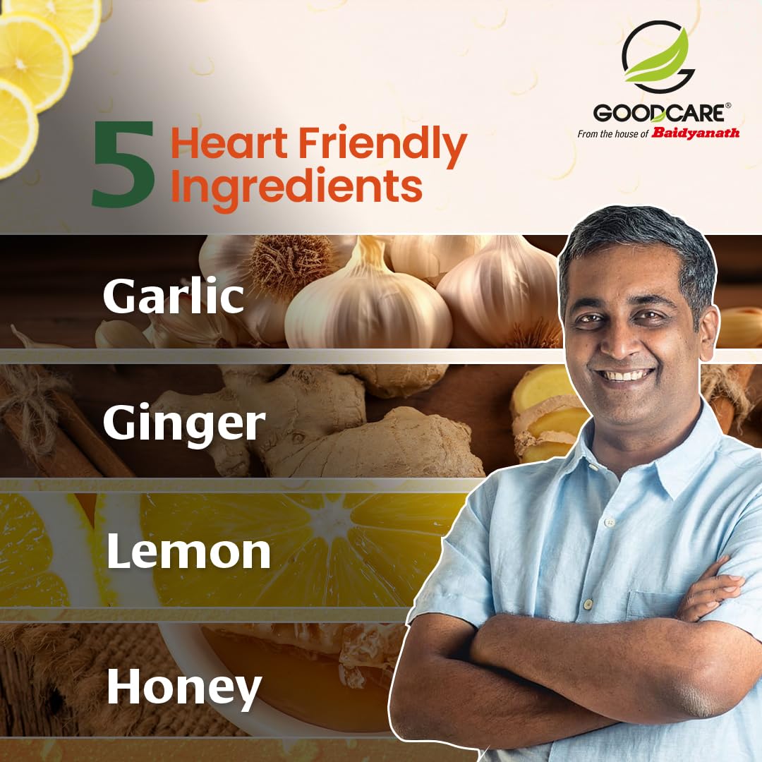 Goodcare Cholest Guard Ayurvedic Drink | Support Heart Health| Lower Bad Cholesterol| With 5 Ayurvedic Ingredients for Healthy Cholesterol Levels| Antioxidant drink for daily health management - Image 5 thumbnail