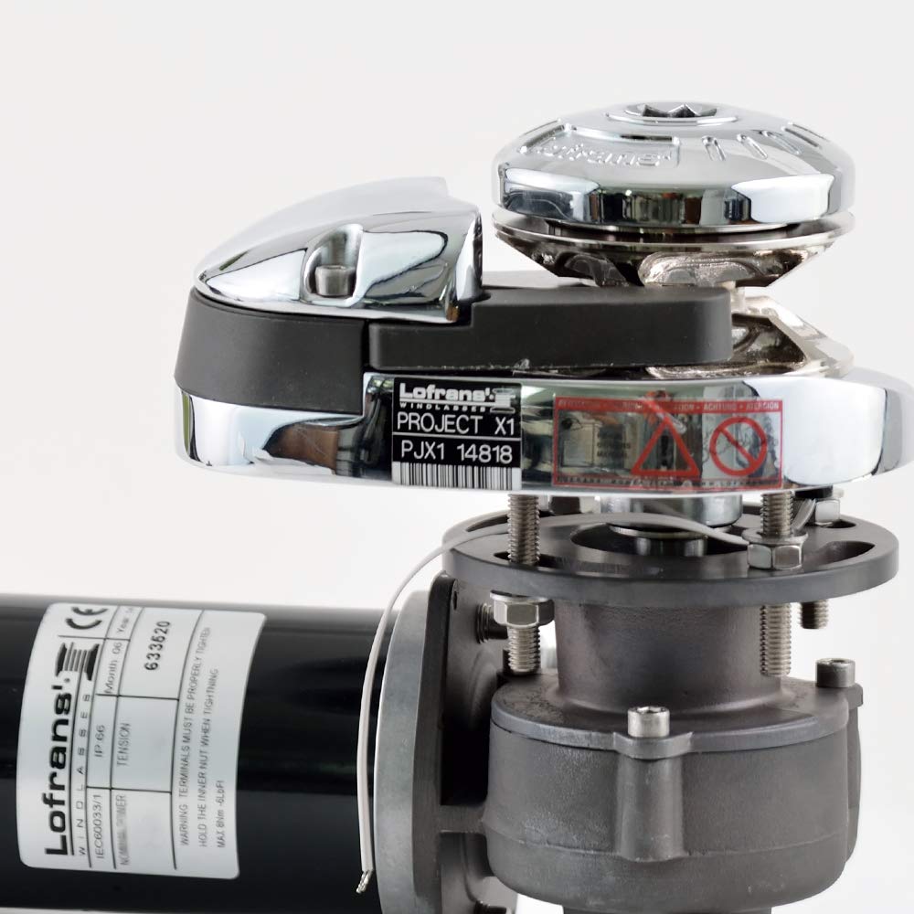 Lofrans X1 Ankerwinde Bronze 700W 12V Ø Kette 8mm Seil 12mm