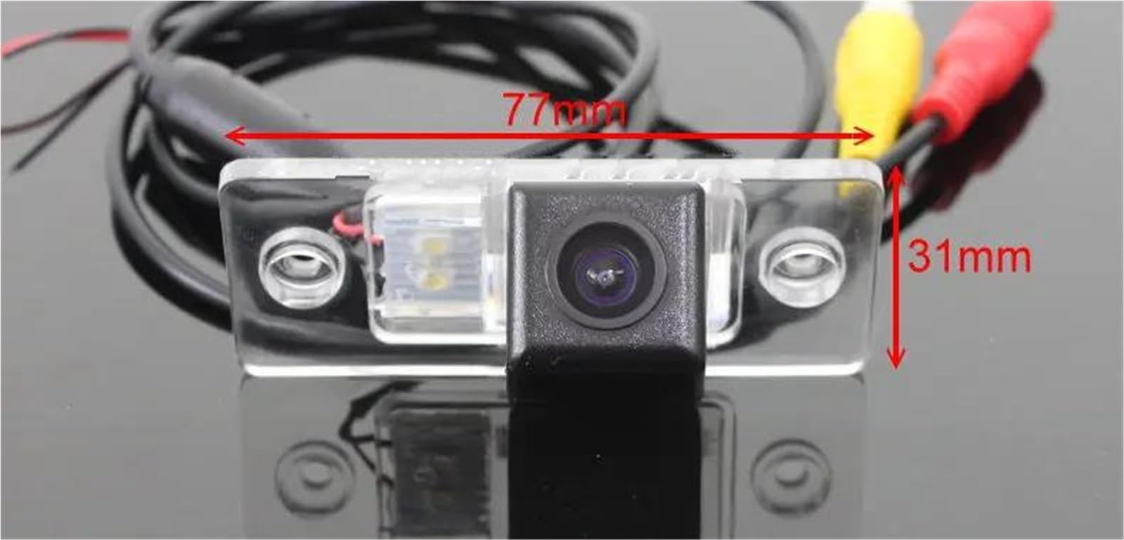 Cámara De Estacionamiento Inalámbrica para A8 A8L S8 D3 4E A4 S4 RS4 S3 8L Visión Trasera para Automóvil con Nocturna HD CCD