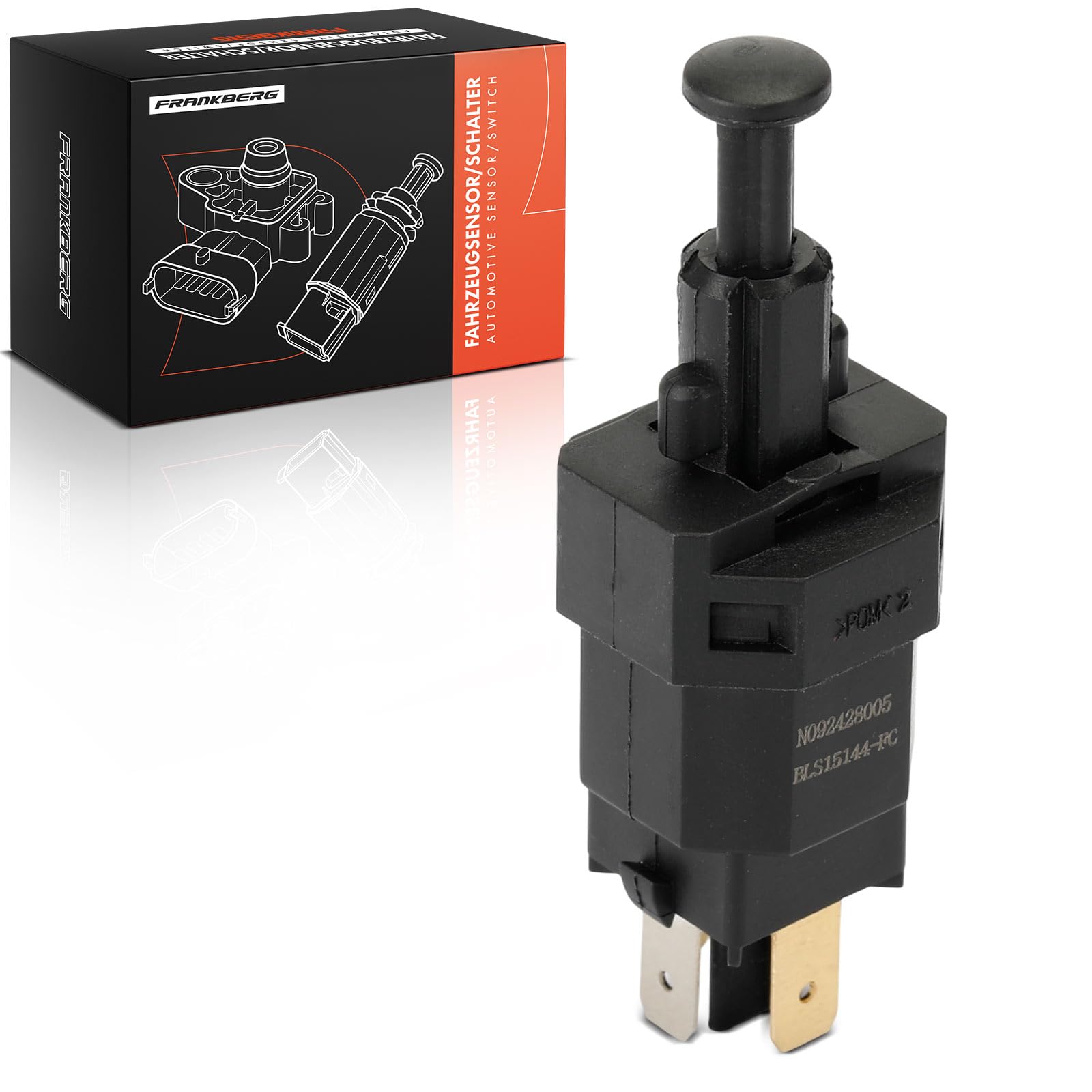 Frankberg Brake Light Switch Reverse 4-Pin Compatible with Carrera GT 980 B.o.x.s.t.e.r 986 987 911 996 997 Vectra B J96 C.a.y.m.a.n 987 9-5 YS3E 900 II 164 164 Replace# SLS387