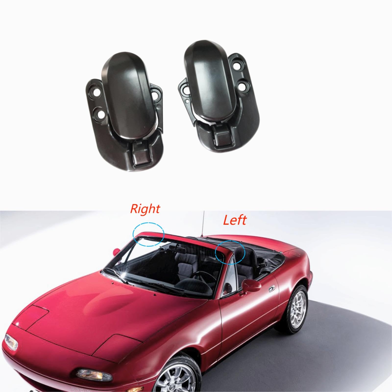 マツダ MX5 純正 コンバーチブル ソフトトップ ラッチロック 左 M-252｜車