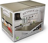 Vista 25 de Retique It Kit de acabado para encimera de madera – Vaya más allá de la imitación de madera con imprimación base de madera líquida y tintura en gel