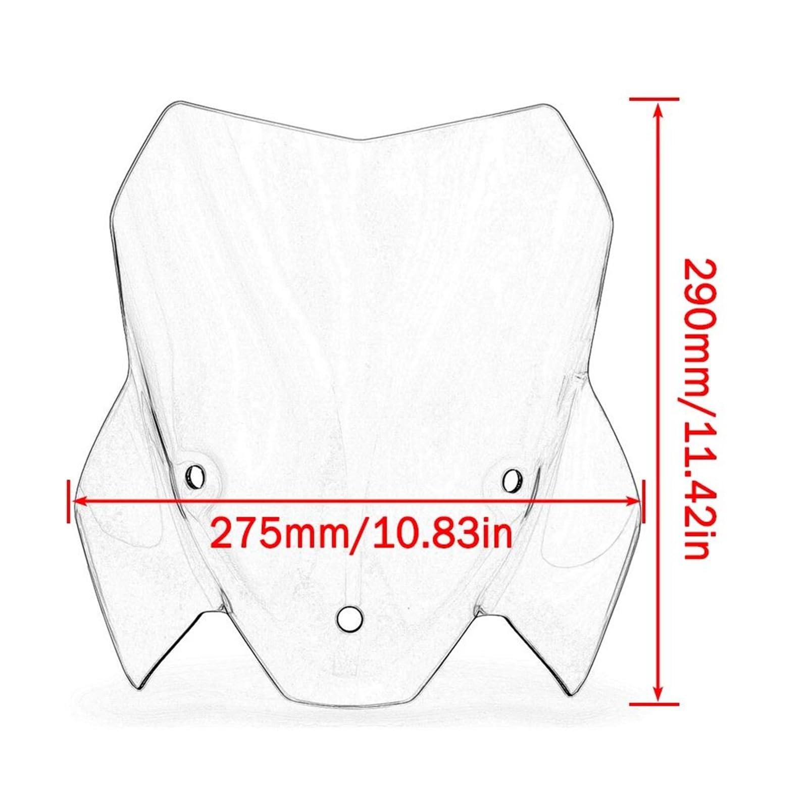 Scheibe Motorrad-Windschutzscheiben Für S1000R (S 1000 R) 2021 – 2024 Frontscheibe, Windabweiser, Spoiler Windschutz Deflektor(Schwarz)