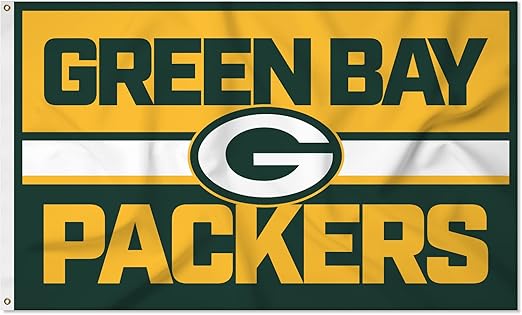 Rico Industries NFL Football Bold 3' x 5' Banner Flag Single Sided - Indoor or Outdoor - Home Décor