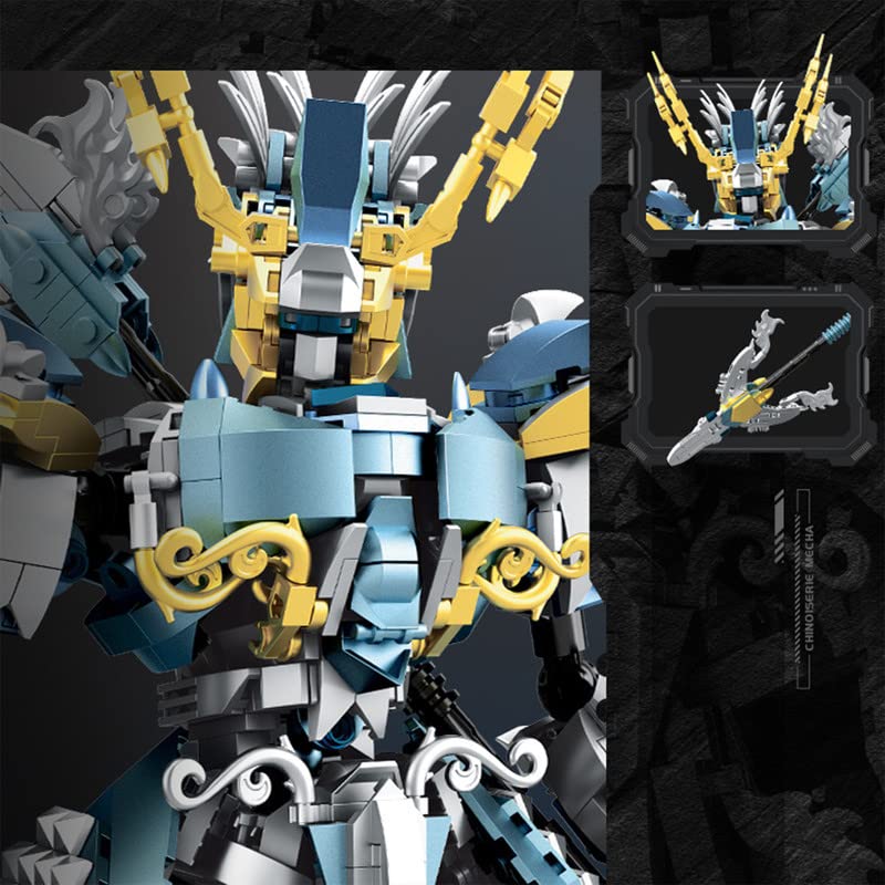 Amazon.com: WANZPITS Mecha Robot Building Blocks, Action Tech