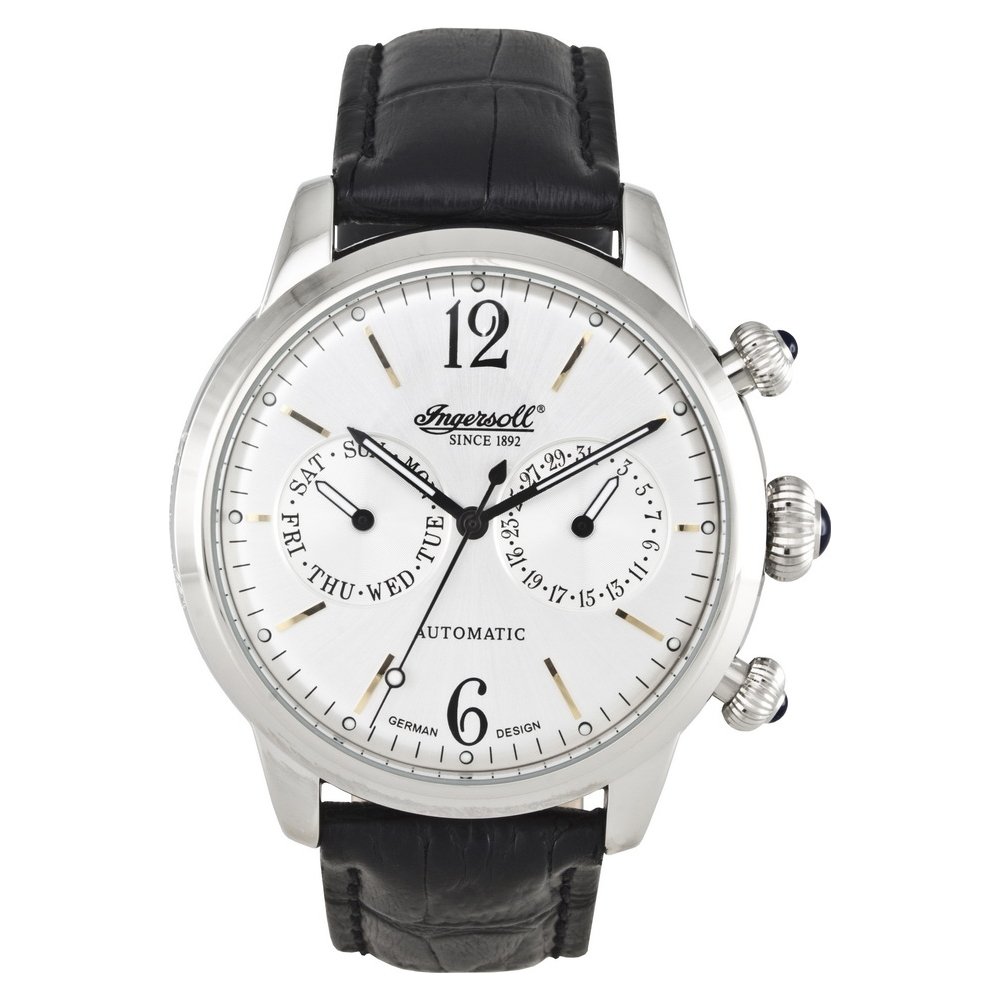 Ingersoll Men's IN8009SL Outlaw Fine Automatic Timepiece Silver Case Watch
