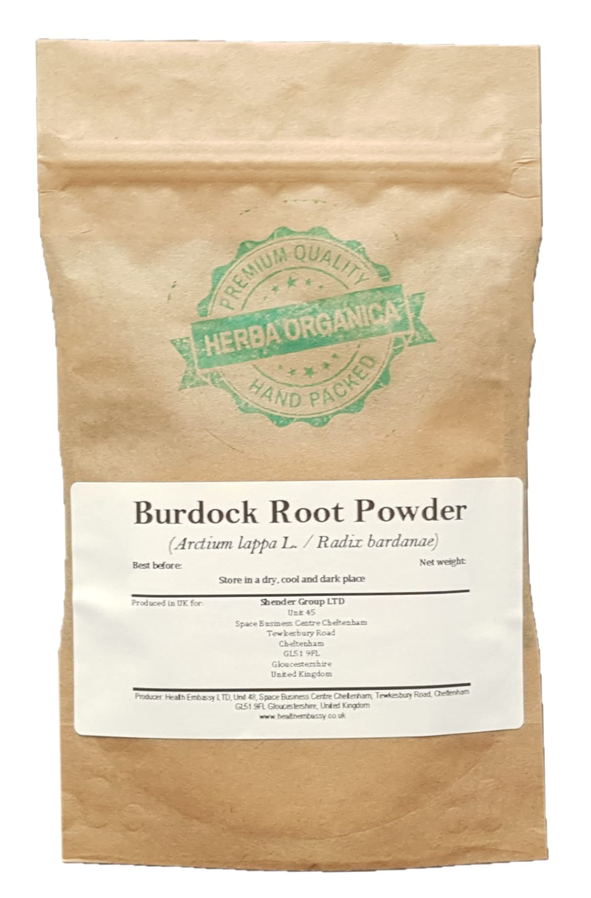 Herba OrganicaBurdock Root Powder - Arctium lappa L - Loose Powder (100g)