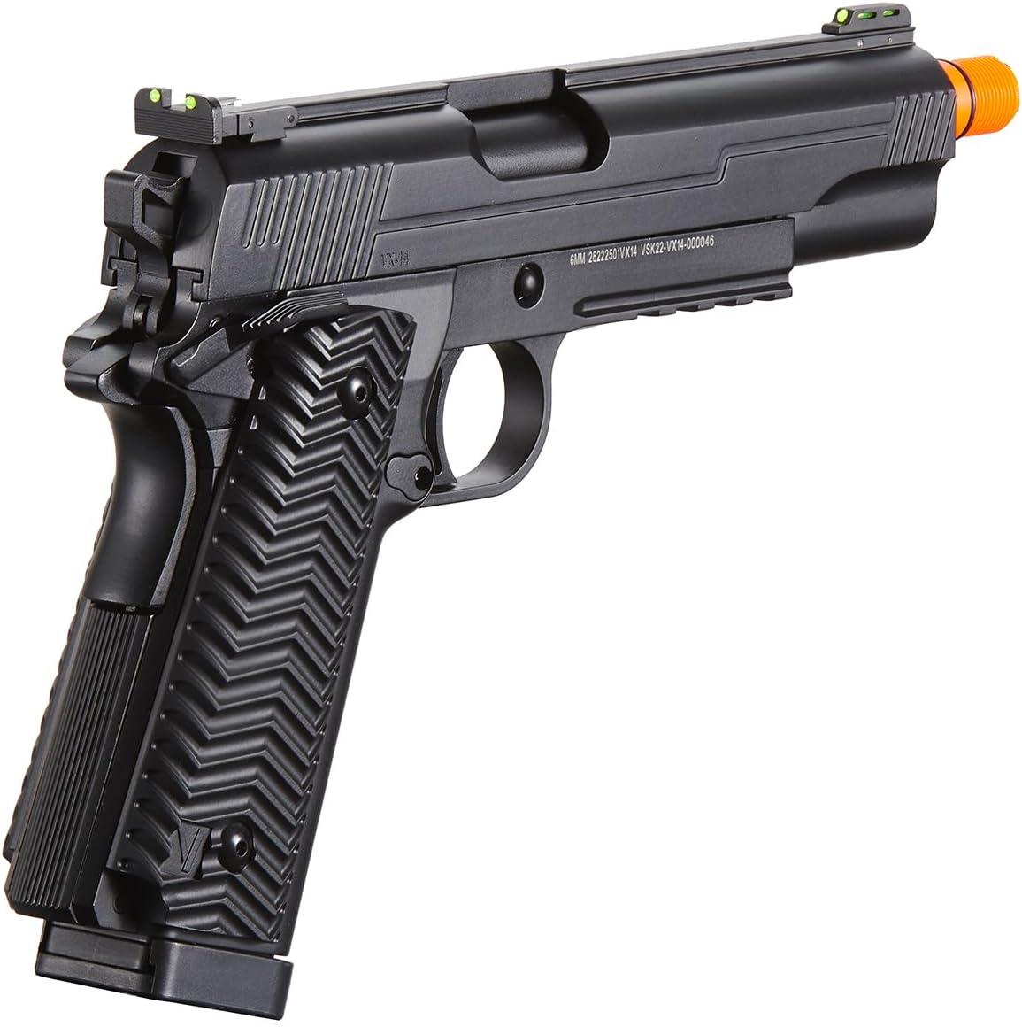 Vorsk Aluminum Airsoft 1911 VX-14 Gas Blowback Pistol