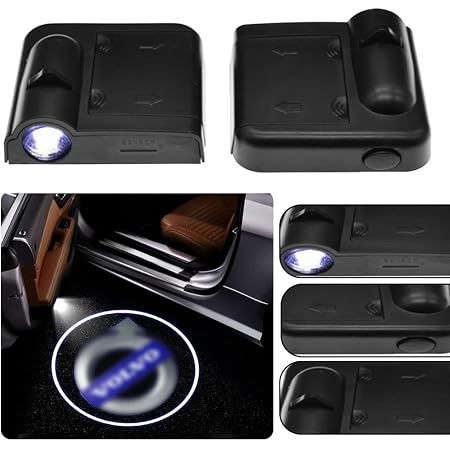 2 Pcs Car Welcome Door Lights For Volvo V40/V40CC 13 V60 12