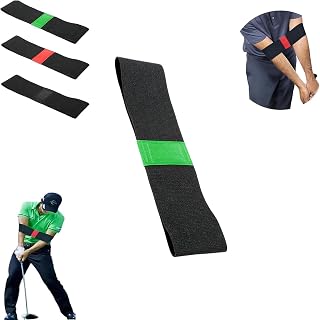 Golf Wrist Correction Trainer & Arm Band Set, Correct Gesture Training Swing Connection Band,Suitable for Beginners