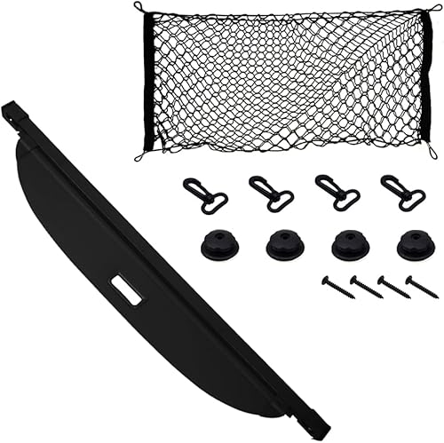 Miniatura 1 de Sporacingrts Funda de carga para accesorios Kia 2023 - Escudo de privacidad retráctil para maletero y parasol de equipaje - Cuero - Máxima seguridad