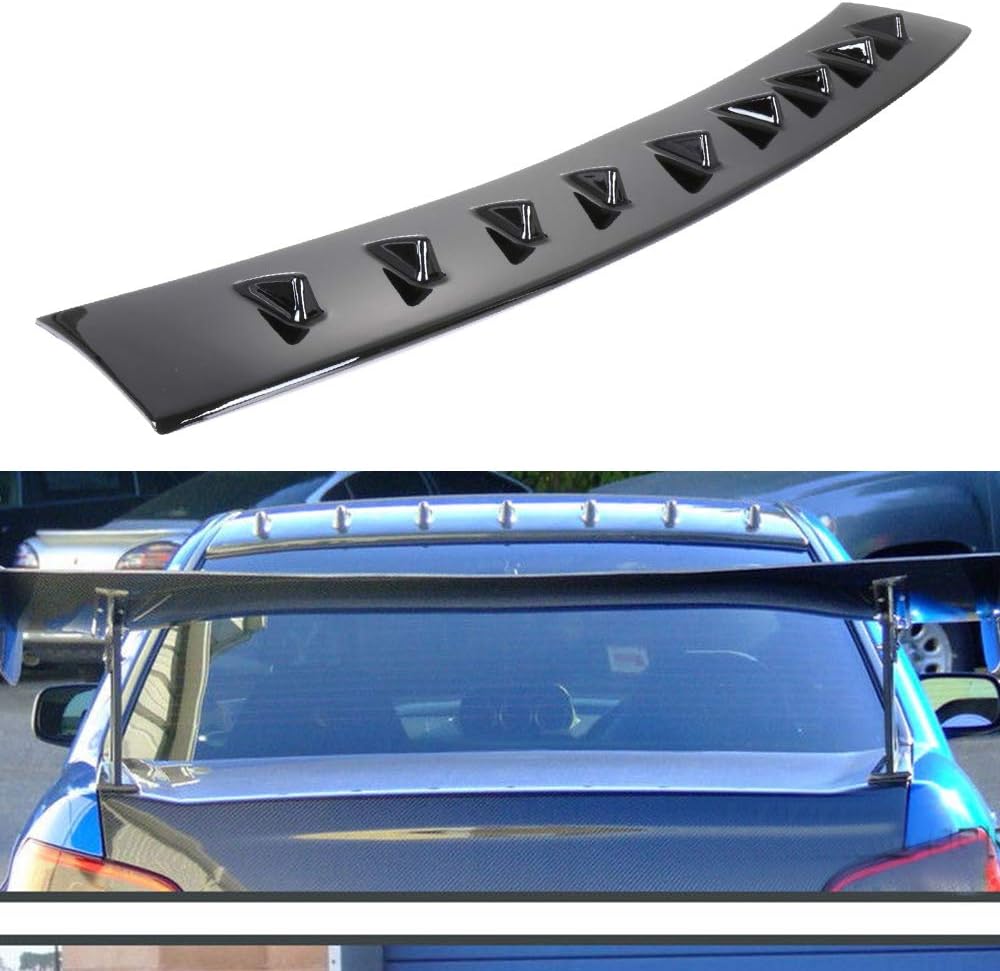 Spoiler Wing Rear Wing -Fit for Impreza (RS/TS/WRX/2.5i/WRX TR/WRX STI/Outback/WRX Limited/Outback Sport/WRX STI Limited)-Glossy Black ABS Spoiler Wing 103 * 13.5