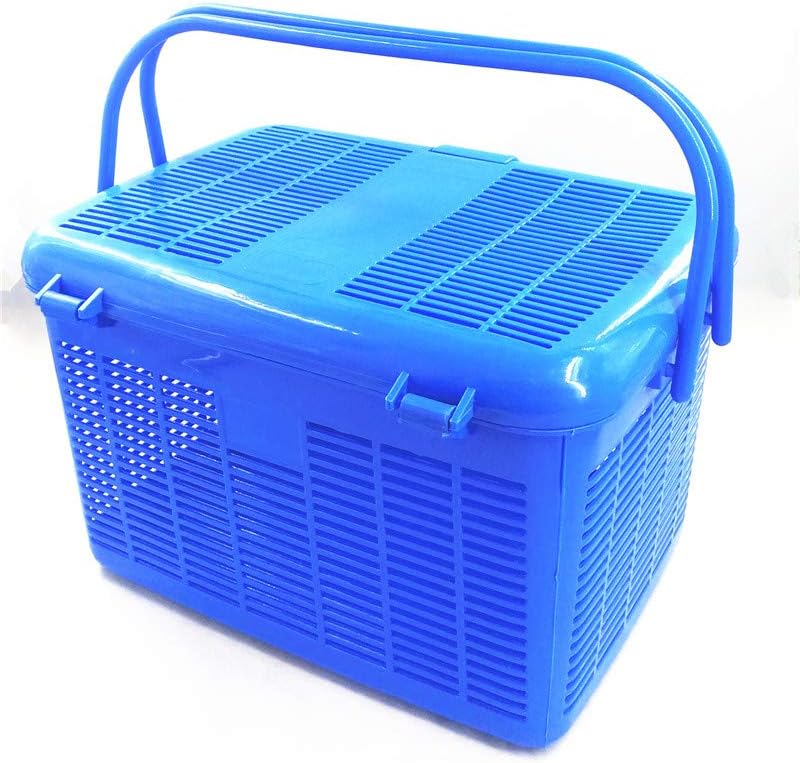 2 X Multiduty Plastic Pets Basket Picnic Basket Storage Box & Lid and