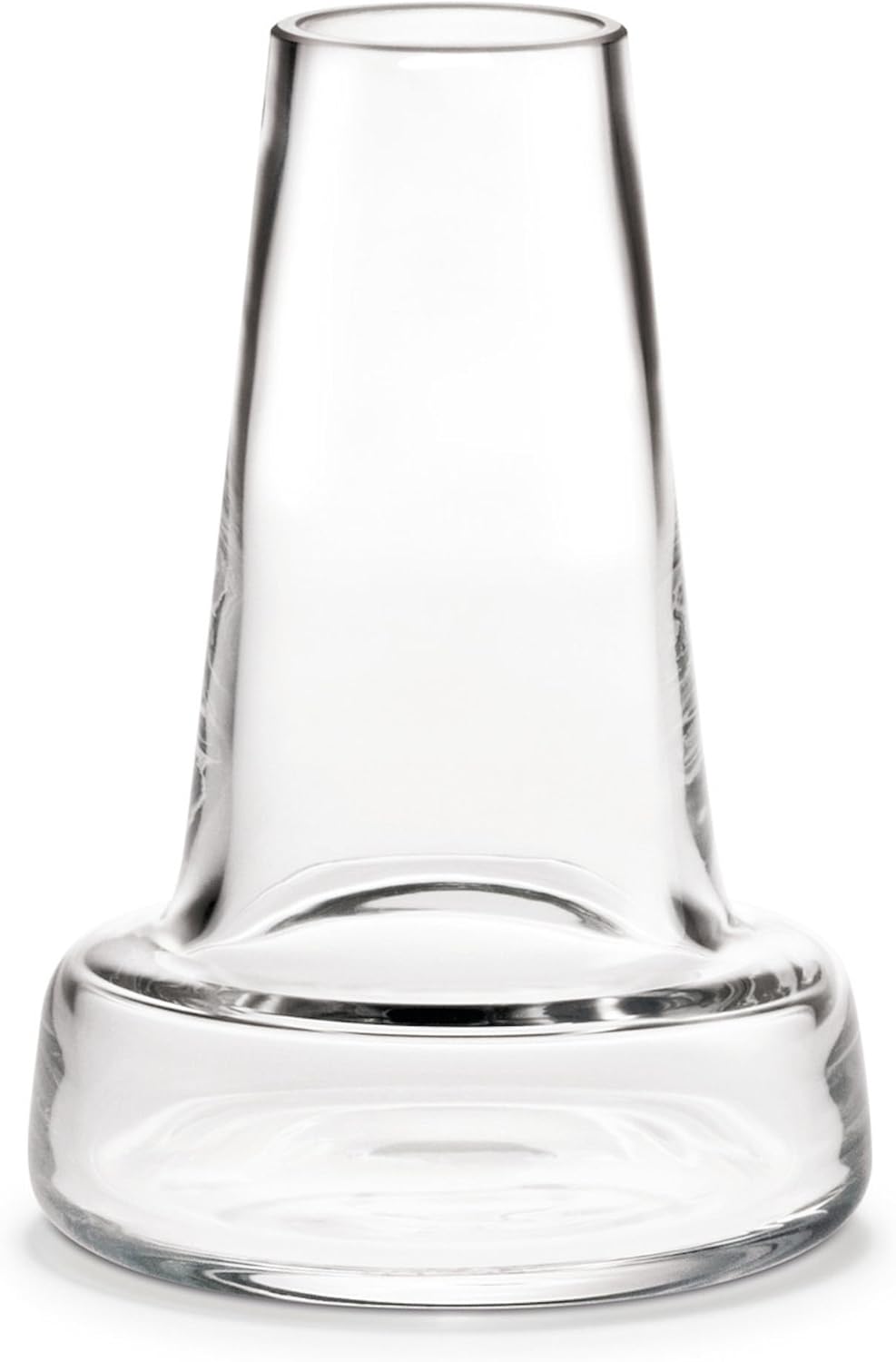Holmegaard Flora Vase, Clear, 9.4" H x 6.7" D, Designed by Less Limits v/Louise Campbell, Gift Box Included