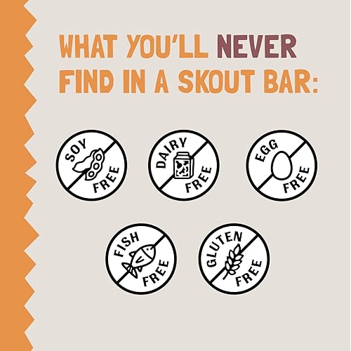 Miniatura 5 de Skout Backcountry - Barras de proteínas orgánicas con base de plantas (0.35oz)