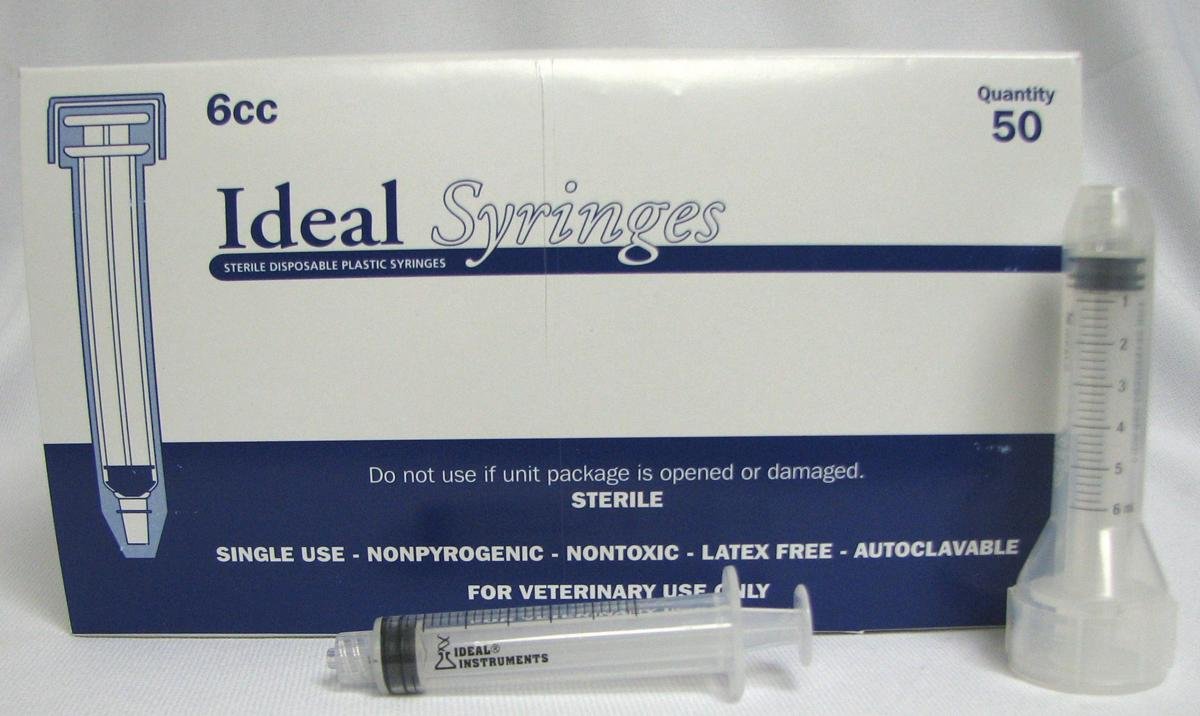 GuomlNeogen Ideal D Syringe 6Cc Ll 50/Box 10