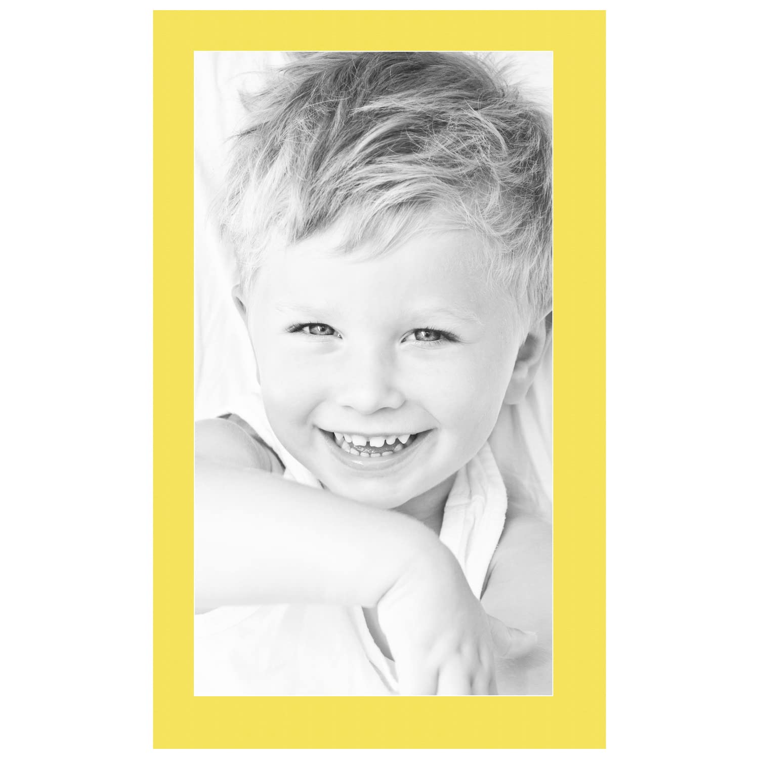 15x27 Buttercup / Canary Custom Mat for Picture Frame with 11x23 opening size (Mat Only, Frame NOT Included)