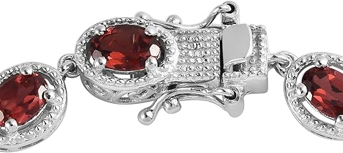 Miniatura 4 de Birthstone Tennis Bracelets for Women - Friendship Bracelets in 925 Sterling Silver Platinum Plated - Cute Fashion Gemstone Jewelry Birthday