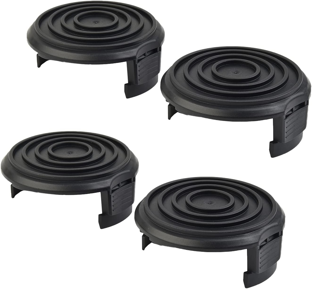 4 Tappi Bobina Per Decespugliatore Parkside - Compatibili Con PRT550 A1/A3, FRT550 A1, Neri, Resistenti - Foto 8