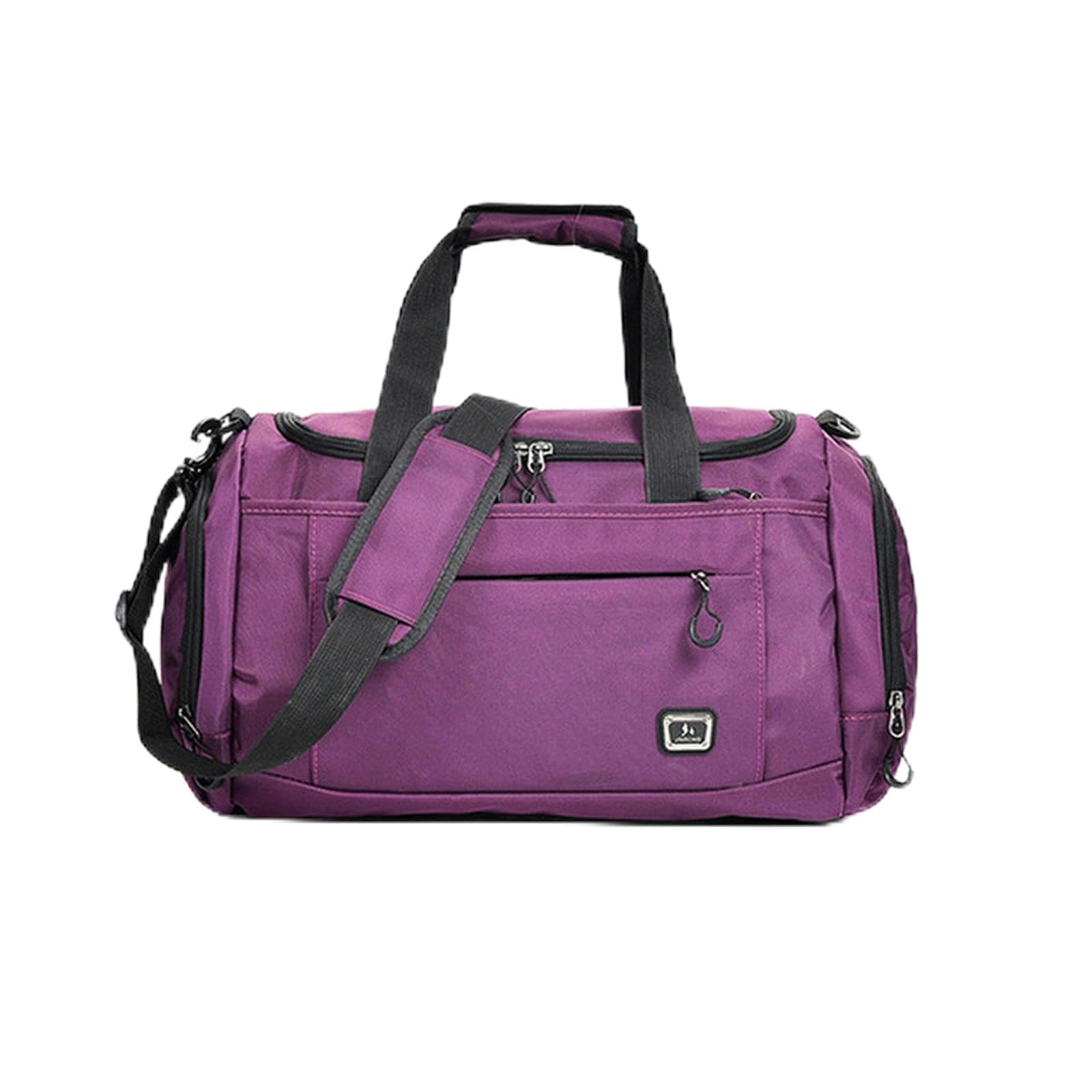 NOGRAX Schulrucksack Männer Fitness Training Sporttasche Große Kapazität Gadgets Yoga Sack Oxford Gym Taschen Für Reise Schwimmen Duffle Taschen Sportbag-Lila Oxford Stoff